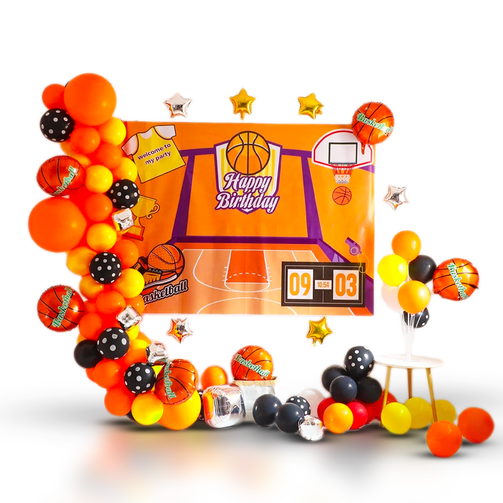 Happy Basketball Birthday Decoration Balloons Co