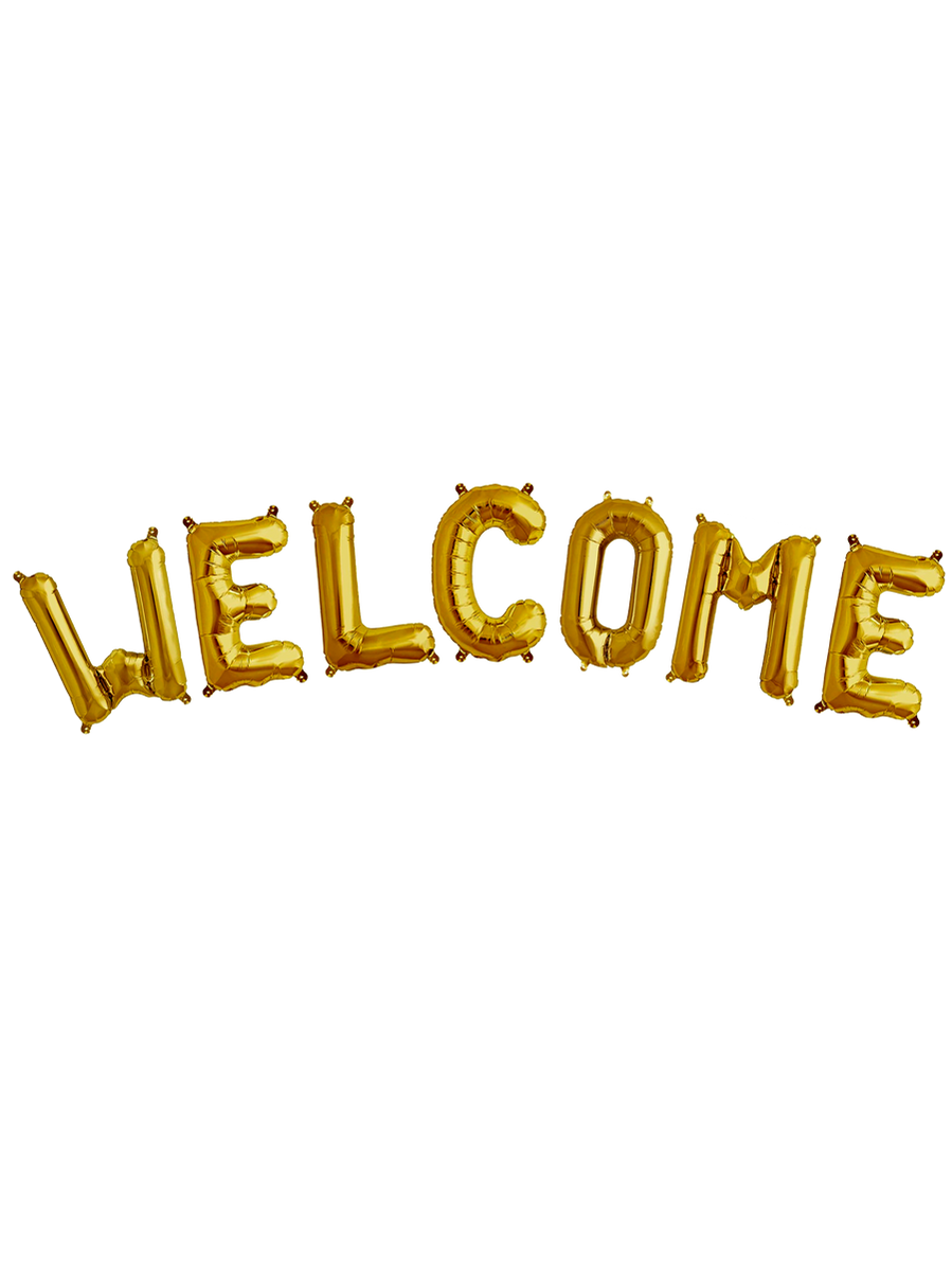 Welcome Foil Banner – Balloons Co